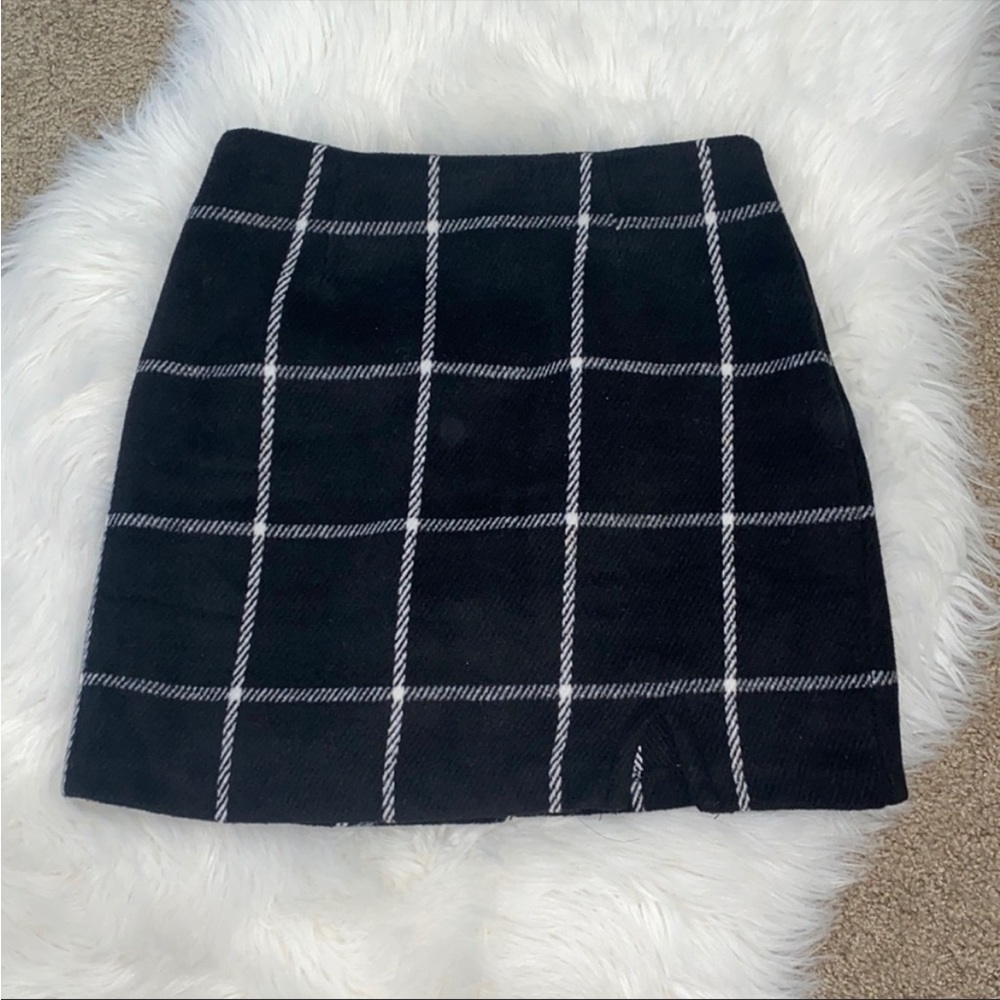 Plaid Mini Skirt